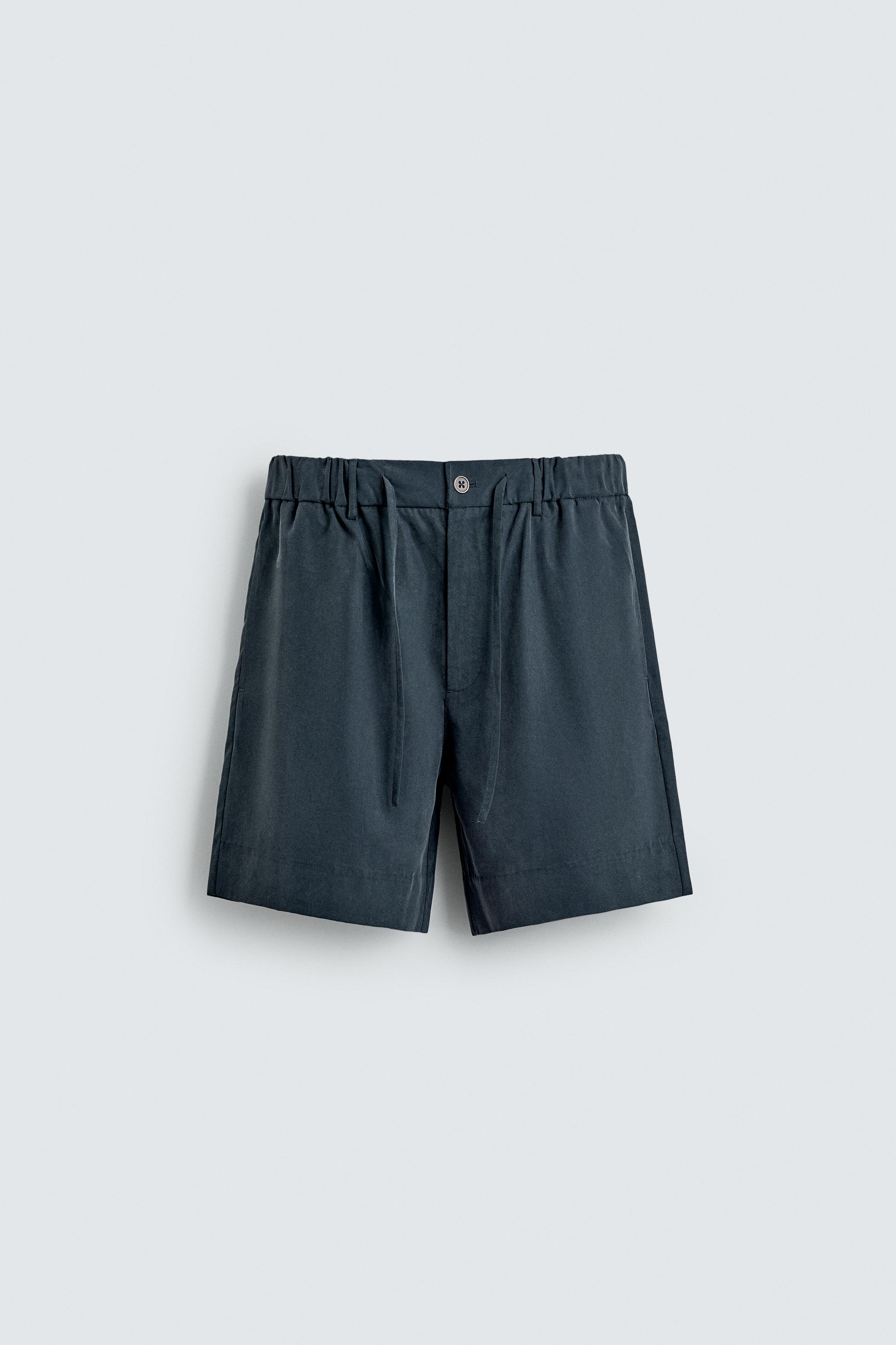 BERMUDA RELAXED FIT EFFET DÉLAVÉ